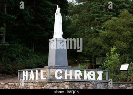 Christ The King Statue Glen of Aherlow, County Tipperary, Ireland Stock Photo