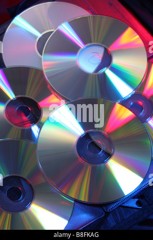 5 CDs Stock Photo