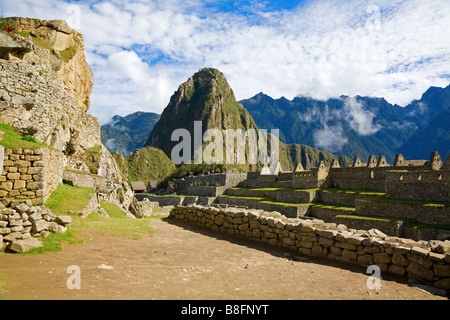 Ruins at Machu Picchu Stock Photo