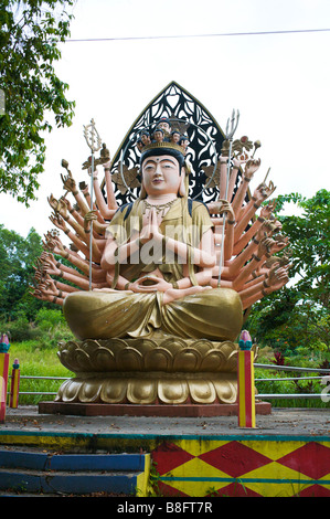 Chinese buddhist temple Senggarang Tanjung pinang Stock Photo