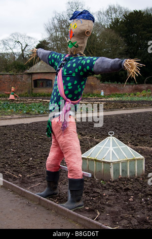 Scarecrows at the Scarecrow festival event, Tatton Park gardens, Cheshire, UK Stock Photo