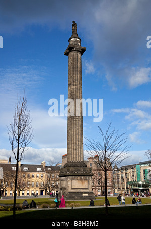 Melville monument, St Andrew Square gardens, Edinburgh, Scotland, UK, Europe Stock Photo