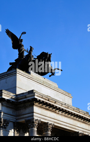 Detail of the statue on top of the Wellington Arch. Picture by Patrick Steel patricksteel Stock Photo