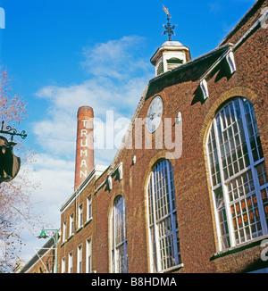 The old Truman Brewery building now site of Backyard Market in Brick Lane East End London E1 England UK  KATHY DEWITT Stock Photo