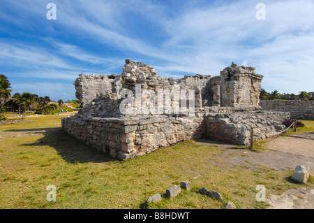 Mayan ruins of Tulum 1200 1524 Tulum Quintana Roo state Mayan Riviera Yucatan Peninsula Mexico Stock Photo