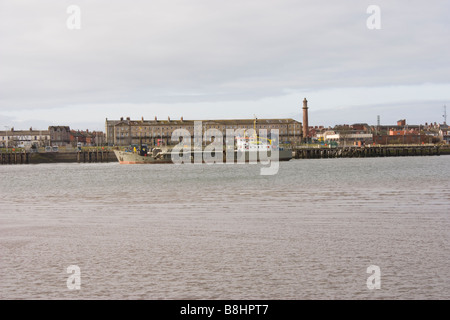 Fleetwood from Knott End on Sea Lancashire Stock Photo