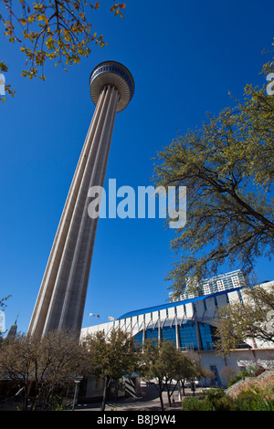 Tower of the Americas in downtown San Antonio Texas, USA Stock Photo