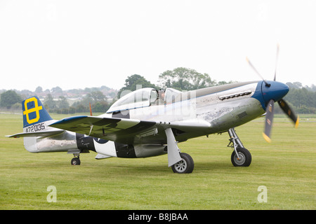 P51 Mustang WW2 fighter plane Stock Photo