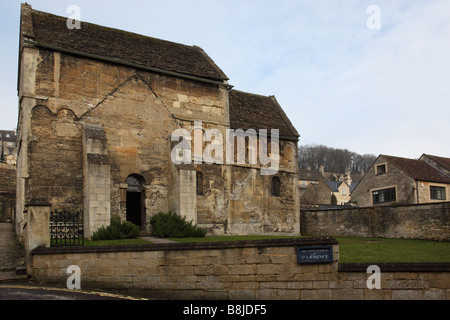 The Grade 1 Listed Anglo-Saxon church of St Laurence, Bradford on Avon, Wiltshire, England, UK Stock Photo