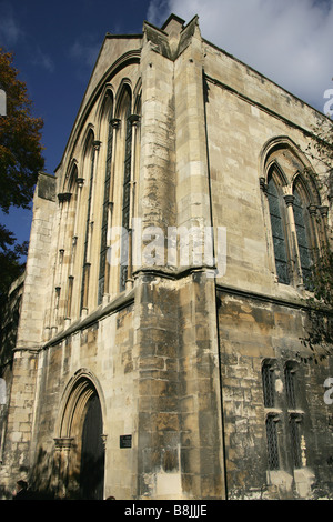 City of York, England. The former Archbishop of York private chapel is now home to the Minster archives and cathedral library. Stock Photo