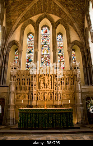 Brecon Cathedral Church of St John, Wales Stock Photo - Alamy