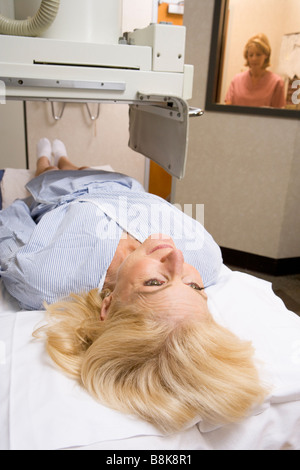 Patient Having An X-Ray Stock Photo