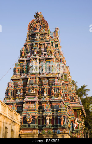 India Tamil Nadu Madurai Perumal Kovil Temple entrance gopuram Stock Photo