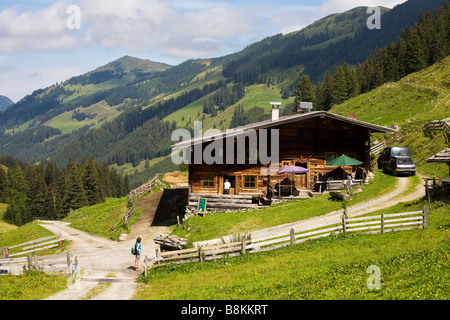 The alp Faulbaumgartenalm on 1490 meter Stock Photo