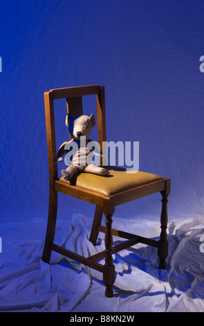 An old forgotten "Teddy Bear". Stock Photo