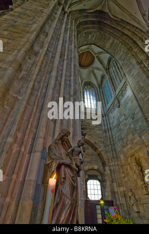 St. Stephen's Cathedral (Stephansdom) situated in Stephansplatz, Vienna, Austria. Stock Photo