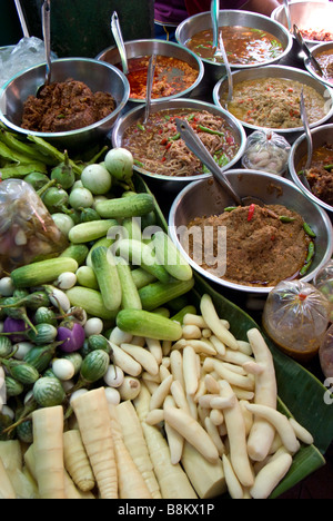 Thailand vegetables stall market Stock Photo - Alamy