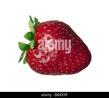 fresh strawberry isolated on white background Stock Photo