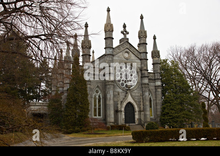 Bigelow Chapel at Mt. Auburn Cemetery, Cambridge, Massachusetts, USA Stock Photo