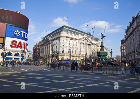 Piccadilly Circus London England Stock Photo