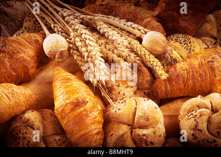 Variety of bread Stock Photo