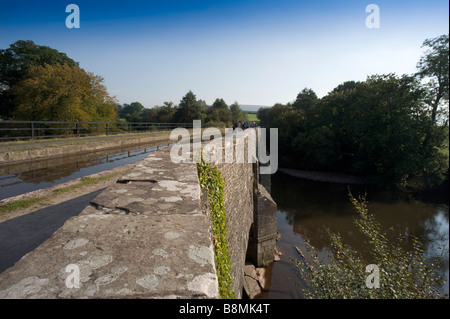 The Brynich Aqueduct over the River Usk in the Brecon Beacons National ...