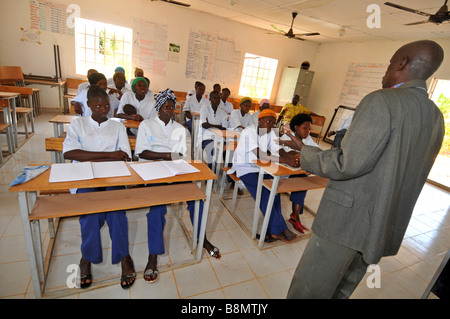 Girl's school in The Gambia, West Africa Stock Photo