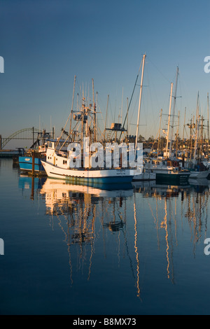 Newport Harbor, Oregon, USA Stock Photo