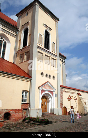 Jesuit Church on Town Hall Square in Kaunas in Lithuania Stock Photo