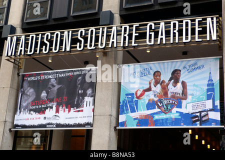 Madison square garden Stock Photo