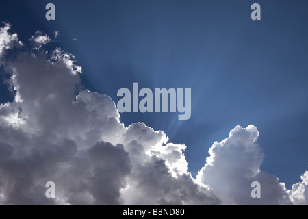 Cumulus clouds Stock Photo