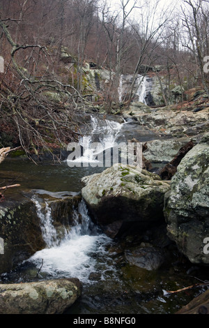 Lower White Oak Canyon Falls, Shenandoah National Park, Virginia, Usa 