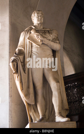 India Tamil Nadu Chennai St Marys church statue remembering General Conway the soldiers friend Stock Photo