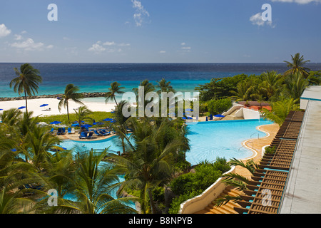 Hilton Hotel Barbados exterior, Barbados, 'St. Michael' Stock Photo