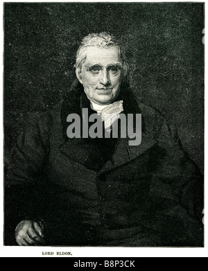 lord eldon John Scott 4 June 1751 – 13 January 1838 Lord High Chancellor Great Britain Stock Photo