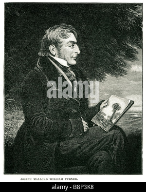 joseph mallord william turner 1775 1851 English Romantic landscape painter watercolourist printmaker Impressionism Stock Photo