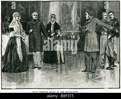 King Louis Philippe, Queen Victoria and Prince Albert in the royal Stock Photo: 60096530 - Alamy