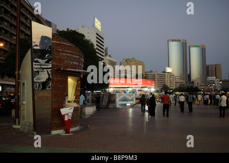 Street Scene in Dubai, United Arab Emirates Stock Photo