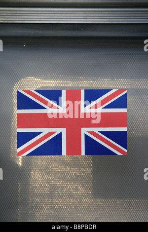 Gb Sticker Window A worn GB car sticker on the back of a car. The Great Britain (GB ...