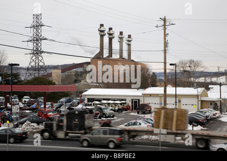 Sunbury Power Plant a coal fired power station, Shamokin Dam, Pennsylvania Stock Photo