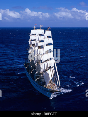 TALL SHIP NIPPON MARU JAPAN Stock Photo