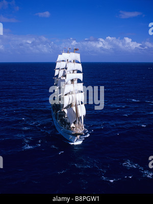 TALL SHIP NIPPON MARU JAPAN Stock Photo