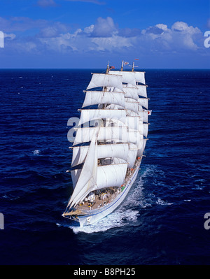 TALL SHIP NIPPON MARU JAPAN Stock Photo