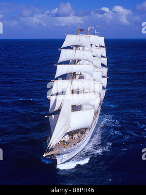 TALL SHIP NIPPON MARU JAPAN Stock Photo