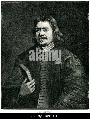 John Bunyan (28 November 1628 – 31 August 1688) was an English Christian writer and preacher, famous for writing The Pilgrim's P Stock Photo