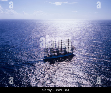 TALL SHIP NIPPON MARU, JAPAN Stock Photo