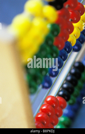 Abacus, close-up Stock Photo