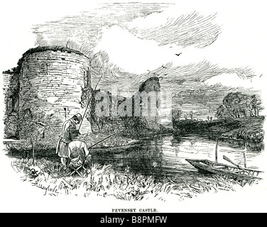 pevensey castle Pevensey Castle is a medieval castle and former Roman fort at Pevensey in the English county of East Sussex. The Stock Photo