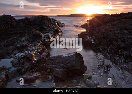 Roches Point at Sunset Stock Photo