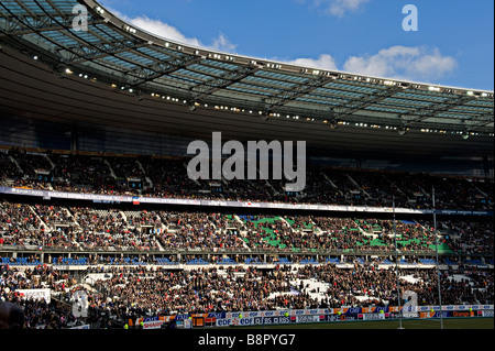 Stade de France during the 2009 6 nations rugby match between Scotland and France Stock Photo